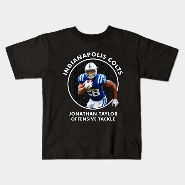 JONATHAN TAYLOR - OT - INDIANAPOLIS COLTS Kids T-Shirt by Mudahan Muncul 2022